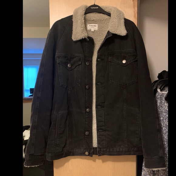 Frame Denim Other - Frame Denim: L’homme Fleece Lined Denim Jacket